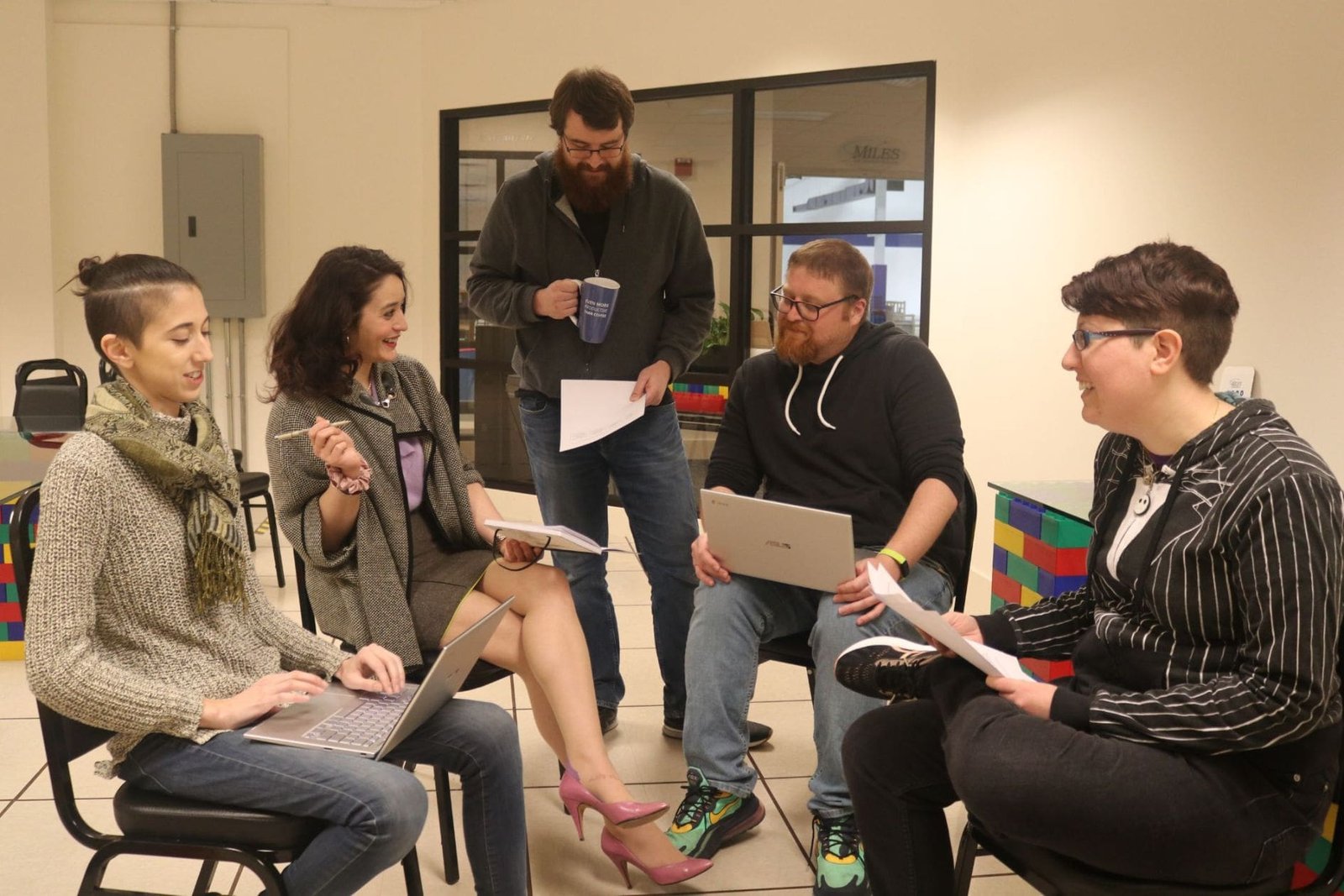 Marketing team in a meeting