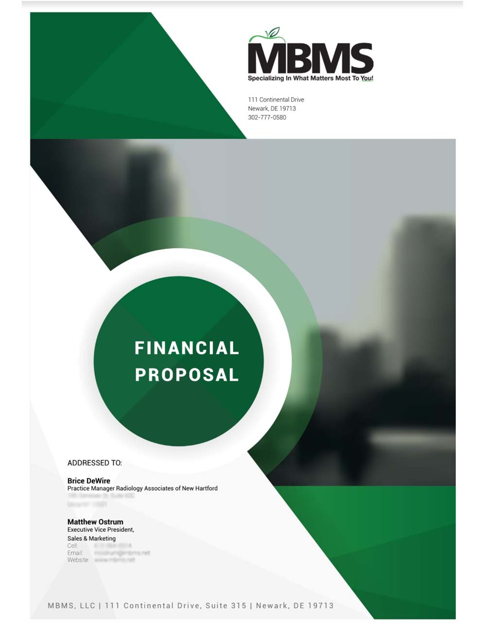 MBMS Proposal Cover