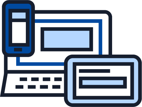 Icon of a system being displayed on multiple devices