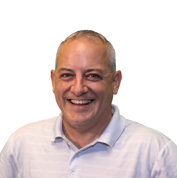 Small professional headshot of John Horner a smiling man with white hair